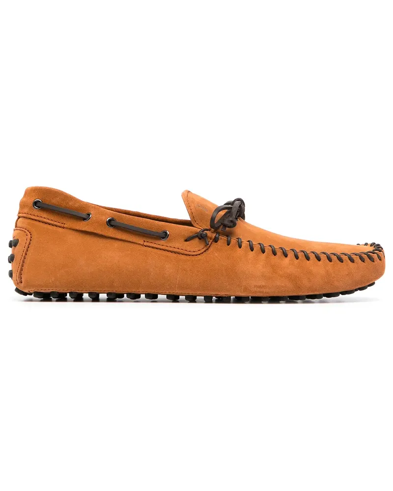 TOD'S Gommino Schnürschuhe - Orange Orange