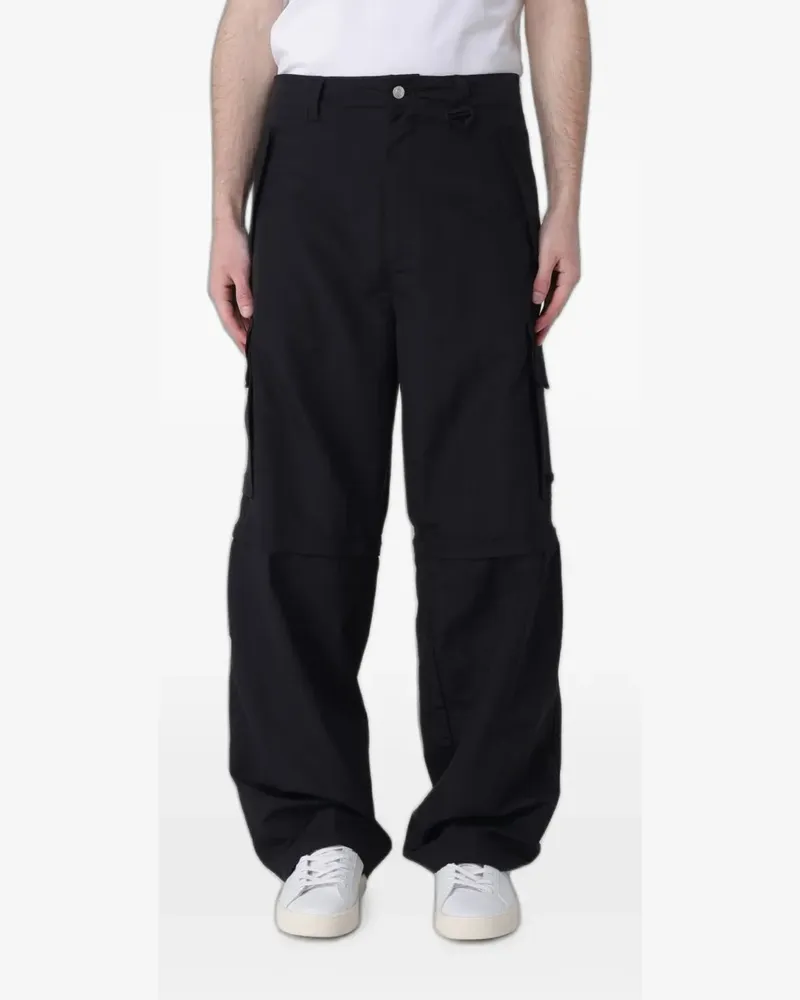 HUGO BOSS zip-off cargo pants - Schwarz Schwarz