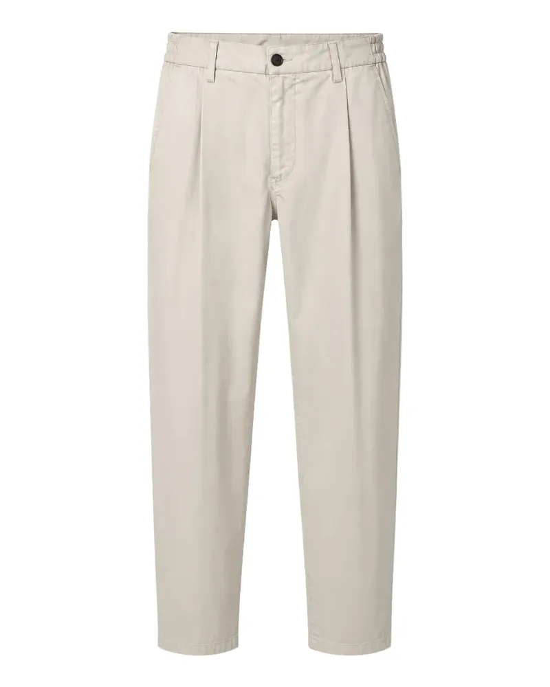 Eleventy Plissierte Hose mit Stretchbund - Weiß Weiß