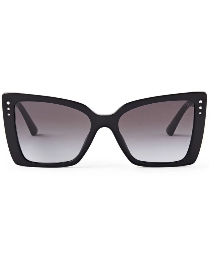 Jimmy Choo Lorea Cat-Eye-Sonnenbrille - Schwarz Schwarz