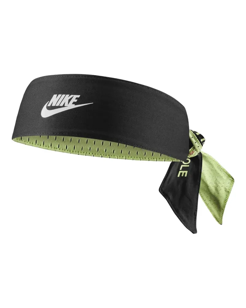 Nike reversible printed head tie - Schwarz Schwarz