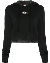 Diesel F-Slimmy-Hood-P5 Hoodie Schwarz