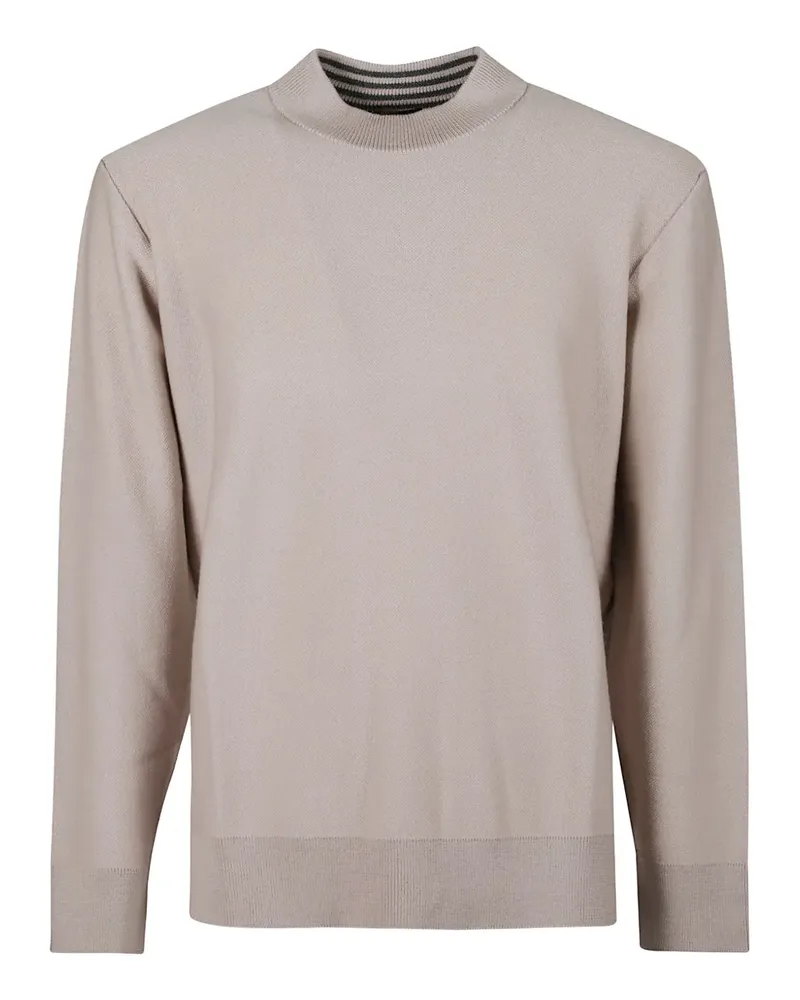 Drumohr  striped mock-neck knitwear - Nude Nude