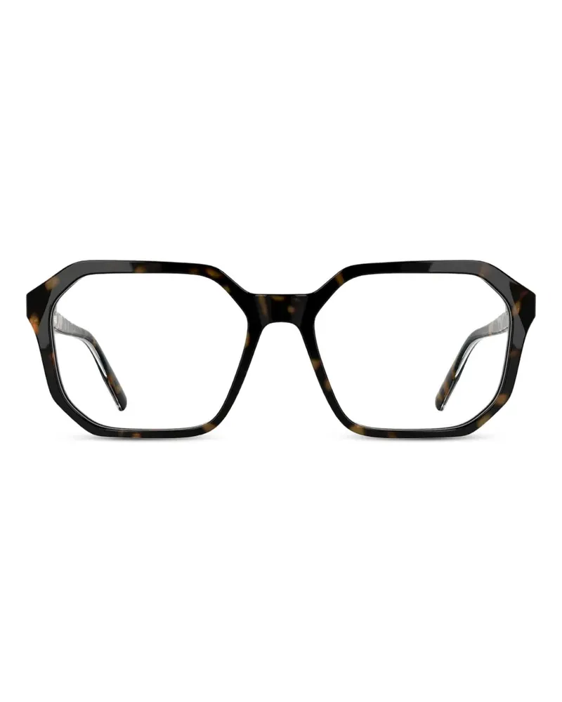 Karl Lagerfeld Brille mit geometrischem Gestell - Braun Braun
