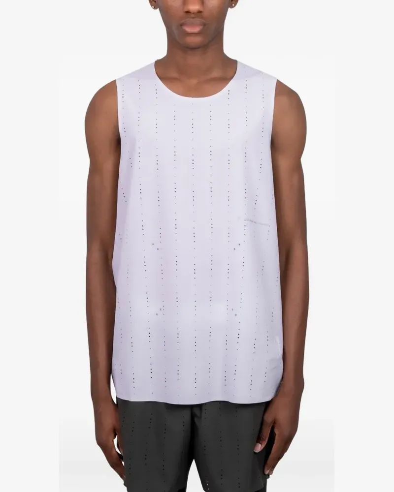 ON x PAF Zero perforated vest - Weiß Weiß