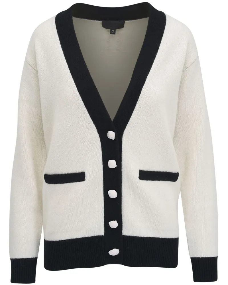 Nili Lotan Neshat Cardigan - Weiß Weiß
