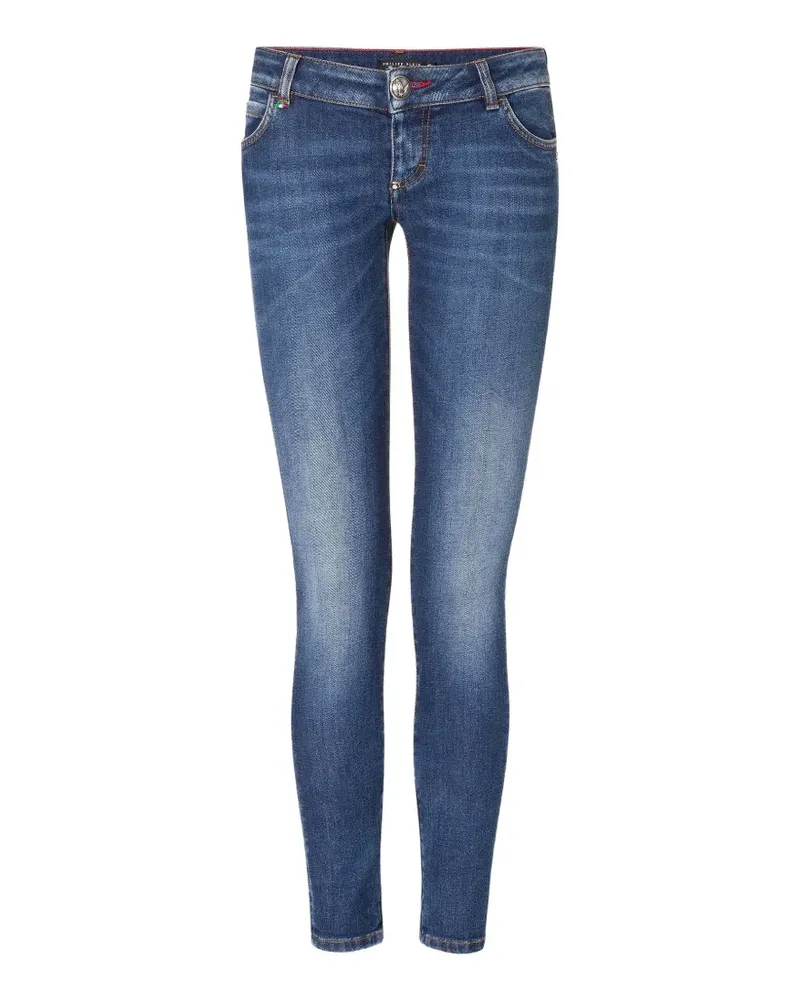 Philipp Plein belt-loops jeans - Blau Blau