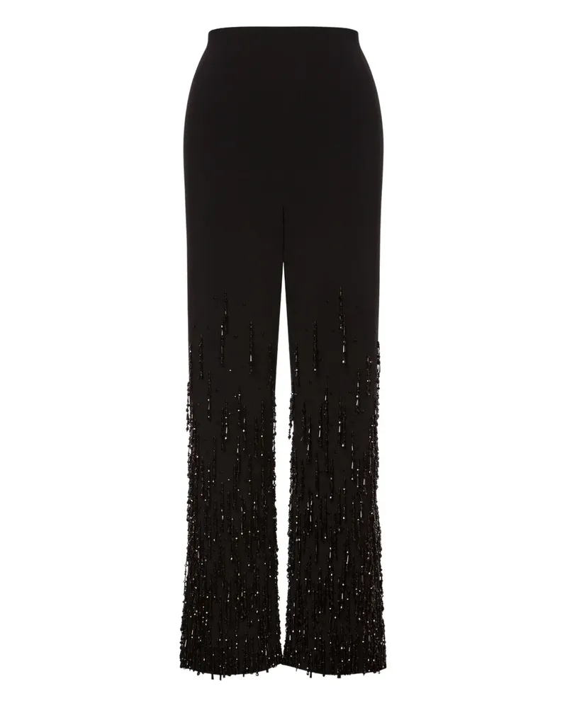 Alberta Ferretti Hose mit Perlendetail - Schwarz Schwarz