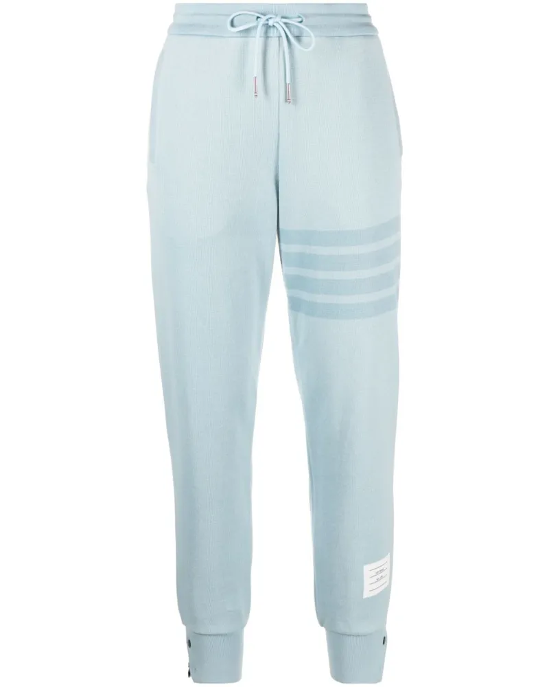 Thom Browne Jogginghose mit Streifen - Blau Blau