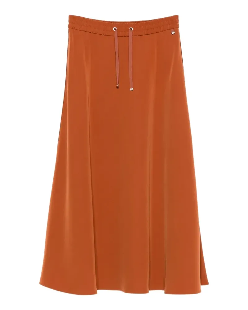 Herno Maxirock in A-Linie mit Kordelzug - Orange Orange