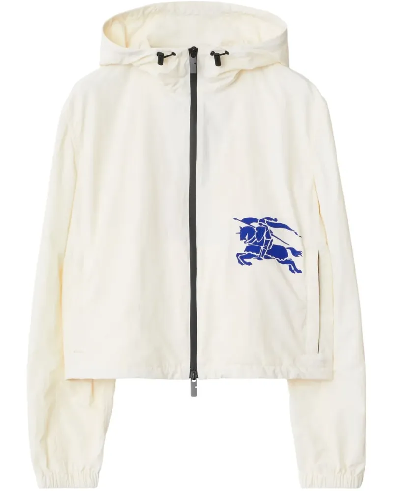 Burberry EKD Cropped-Jacke - Weiß Weiß