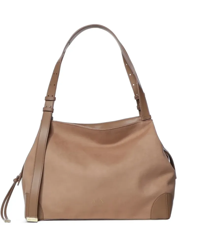 Armani Exchange logo tote bag - Braun Braun