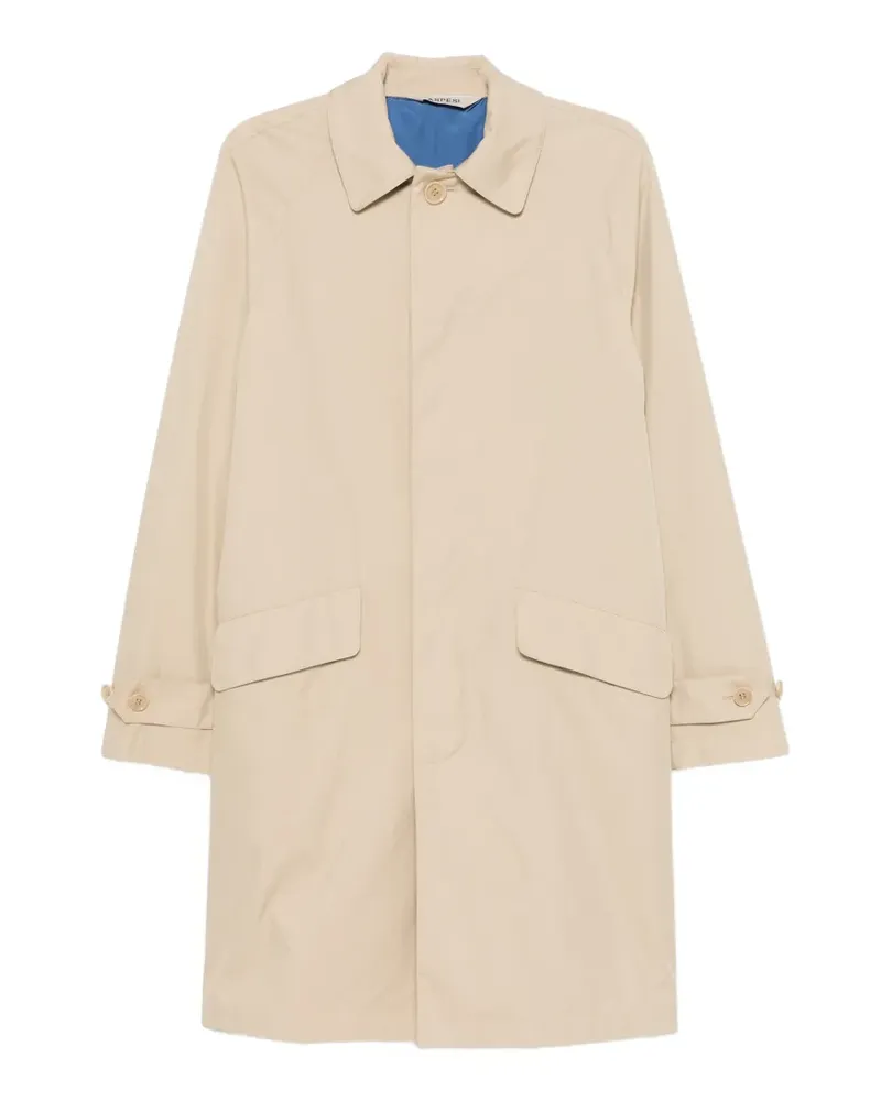 ASPESI button-fastening raglan-sleeve coat - Nude Nude