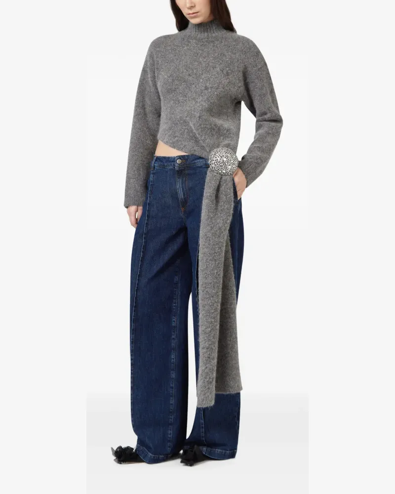 Giuseppe di Morabito Asymmetrischer Pullover - Grau Grau