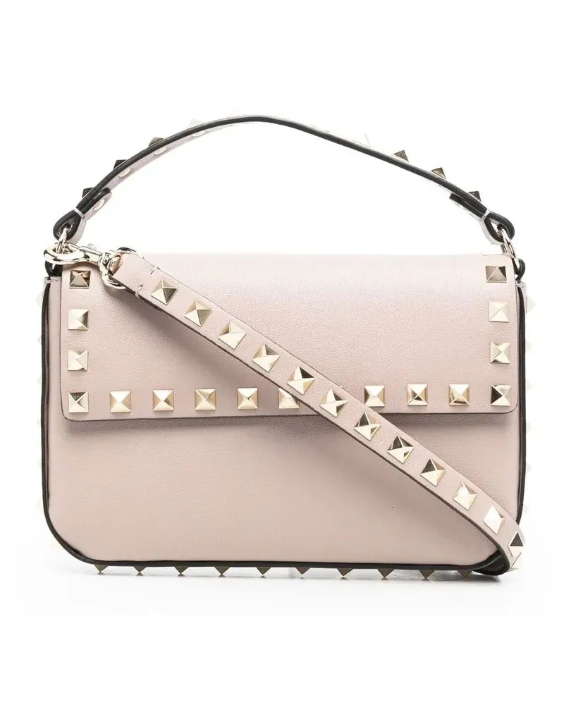 Valentino Garavani Schultertasche mit Nieten - Nude Nude