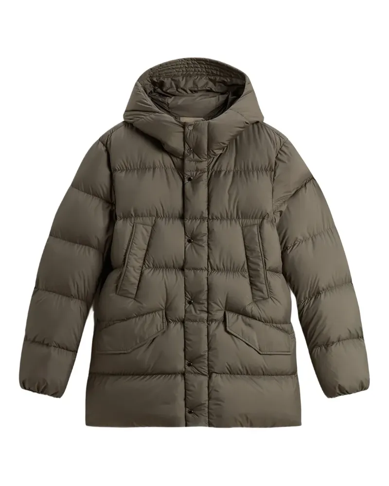 Woolrich Gesteppter Kapuzenparka - Grün Grün