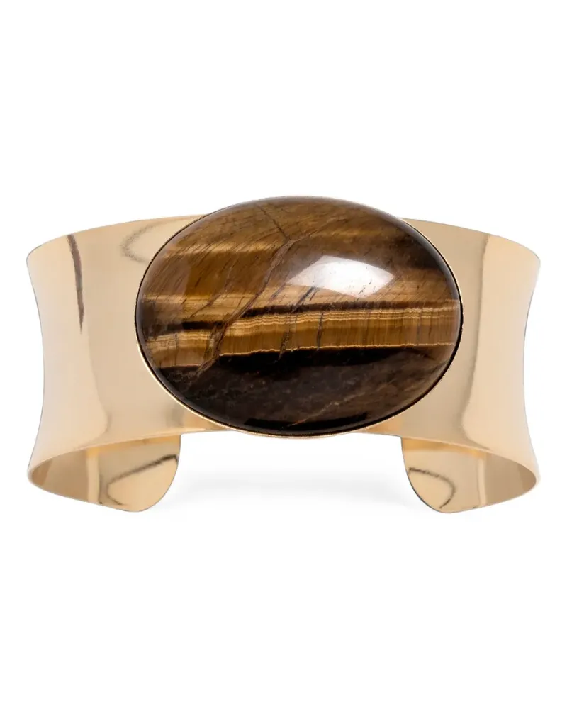 Jennifer Behr Johanna Armspange mit Tigerauge - Gold Gold