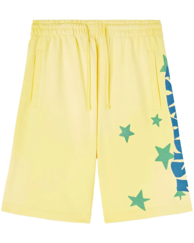 Palm Angels Paraside Joggingshorts - Gelb Gelb