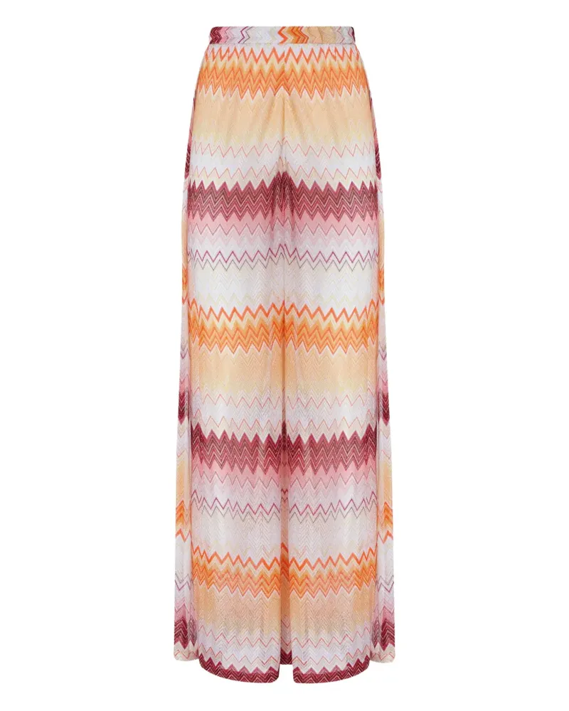 Missoni Hose mit Zickzackmuster - Rosa Rosa
