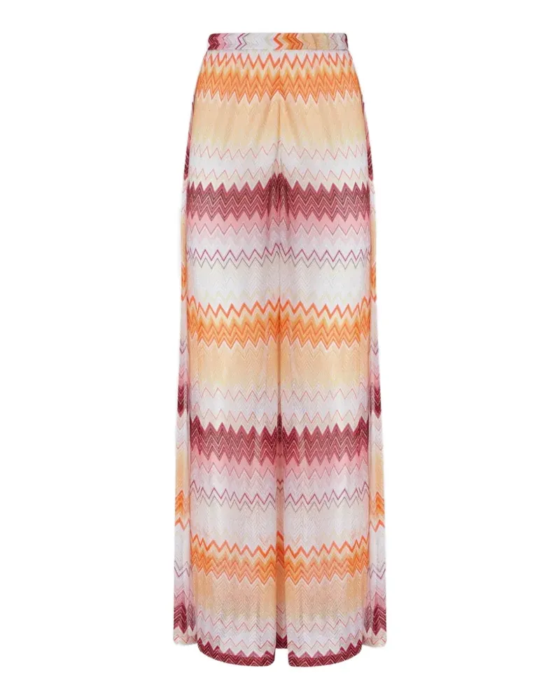 Missoni Hose mit Zickzackmuster - Rosa Rosa