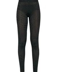 Pinko Semi-transparente Ginseng Leggings Schwarz