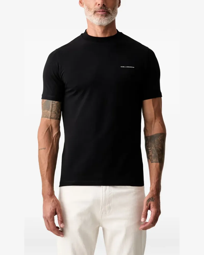 Karl Lagerfeld crew-neck T-shirt - Schwarz Schwarz