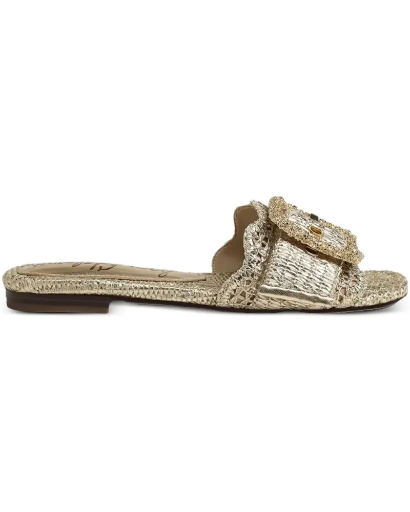 Sam Edelman Gewebte Bambi Sandalen - Gold Gold