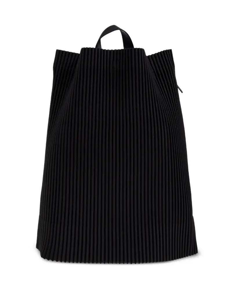 Issey Miyake pleated backpack - Schwarz Schwarz