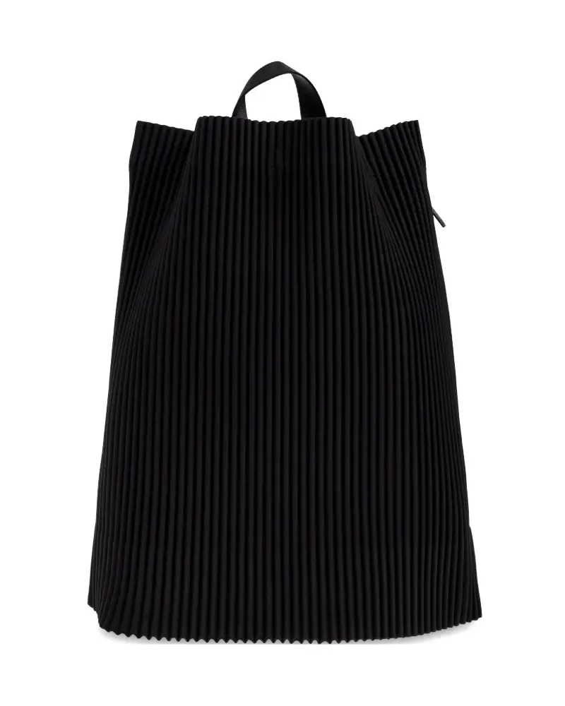Issey Miyake pleated backpack - Schwarz Schwarz