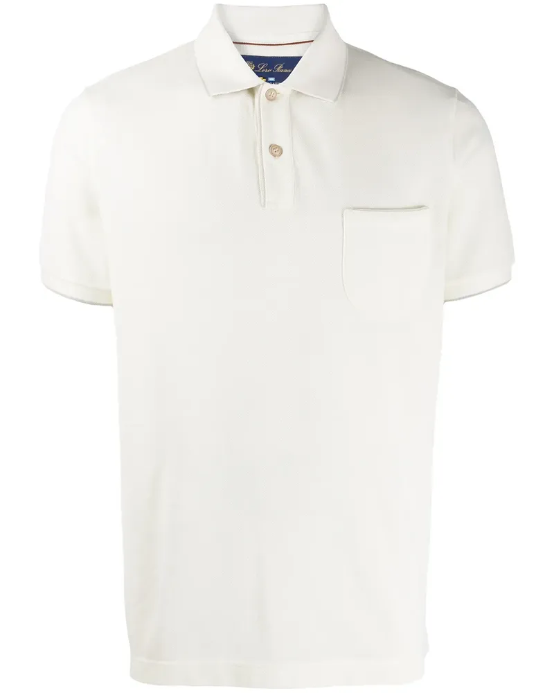 Loro Piana Klassisches Poloshirt - Weiß Weiß