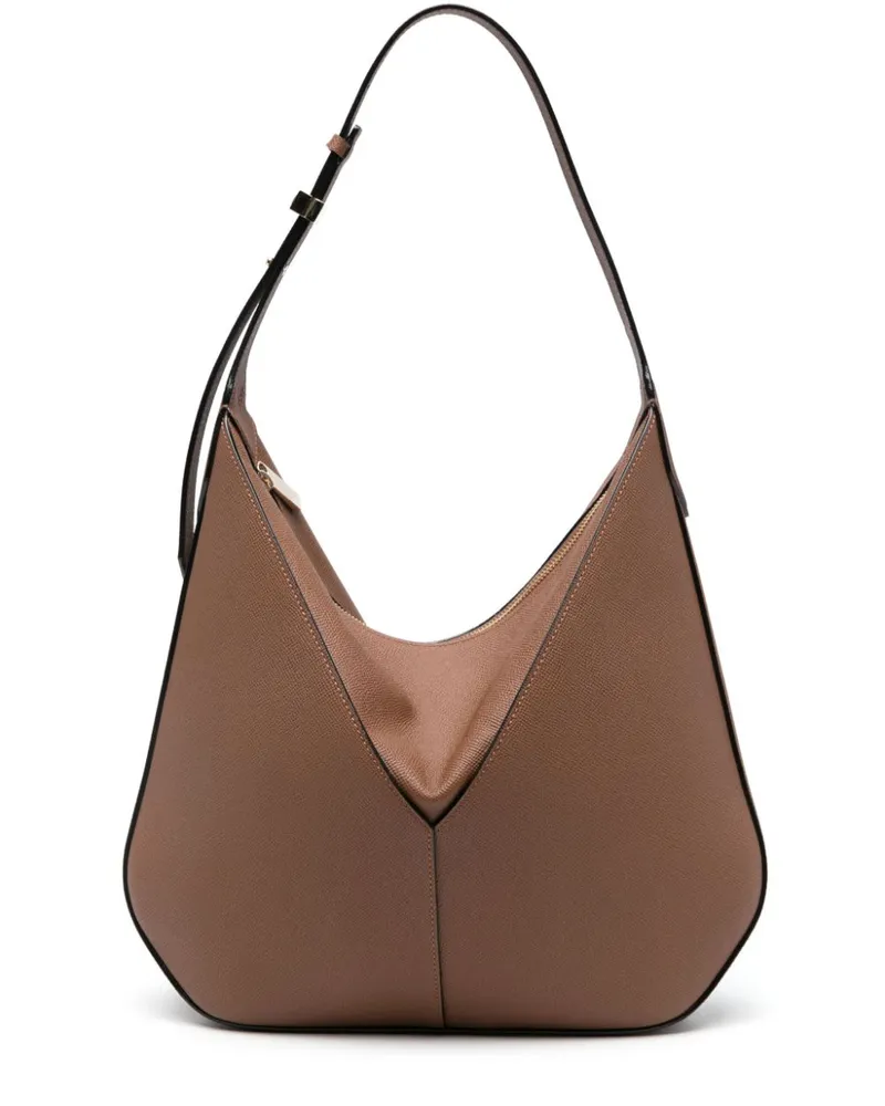 Valextra Vivi Schultertasche - Braun Braun