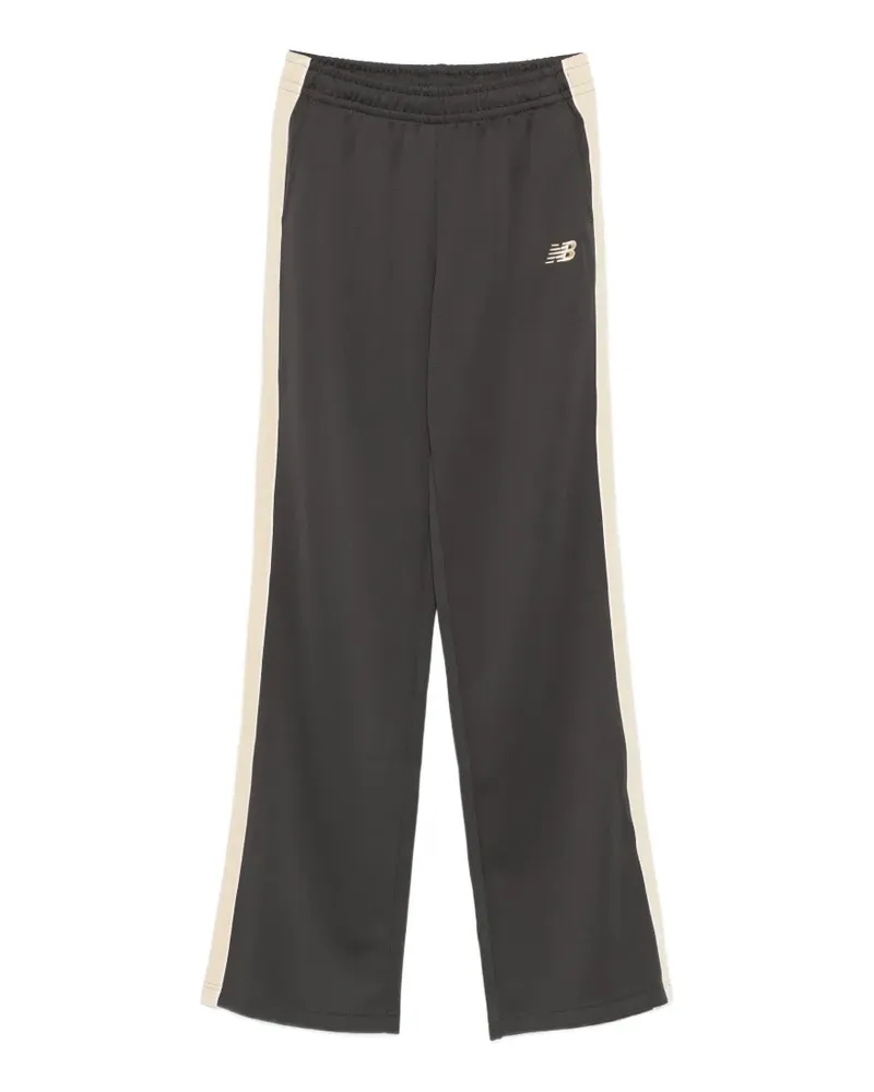 New Balance logo-embroidered trousers - Grau Grau