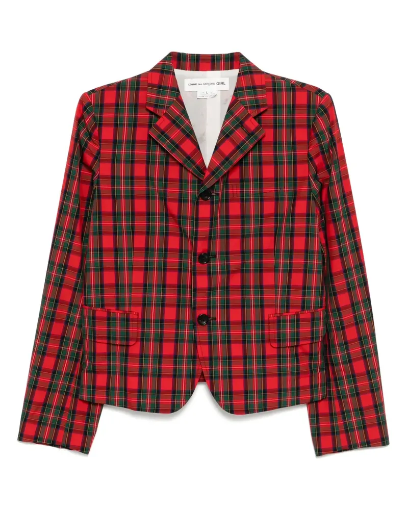 Comme des Garçons Kariertes Hemd - Rot Rot