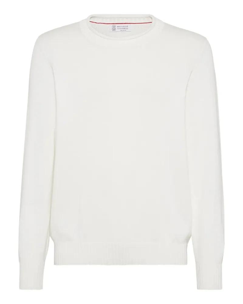 Brunello Cucinelli Klassischer Pullover - Weiß Weiß