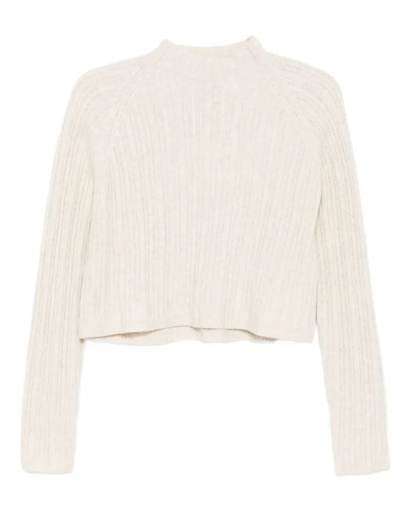 Maje Gerippter Pullover - Nude Nude