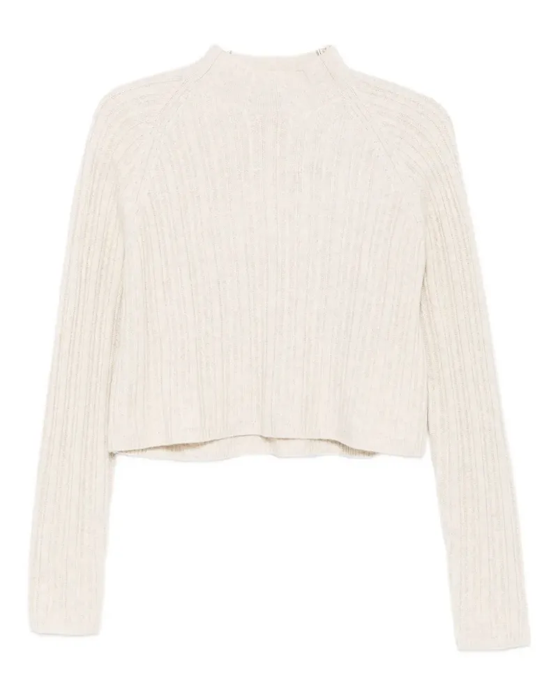 Maje Gerippter Pullover - Nude Nude