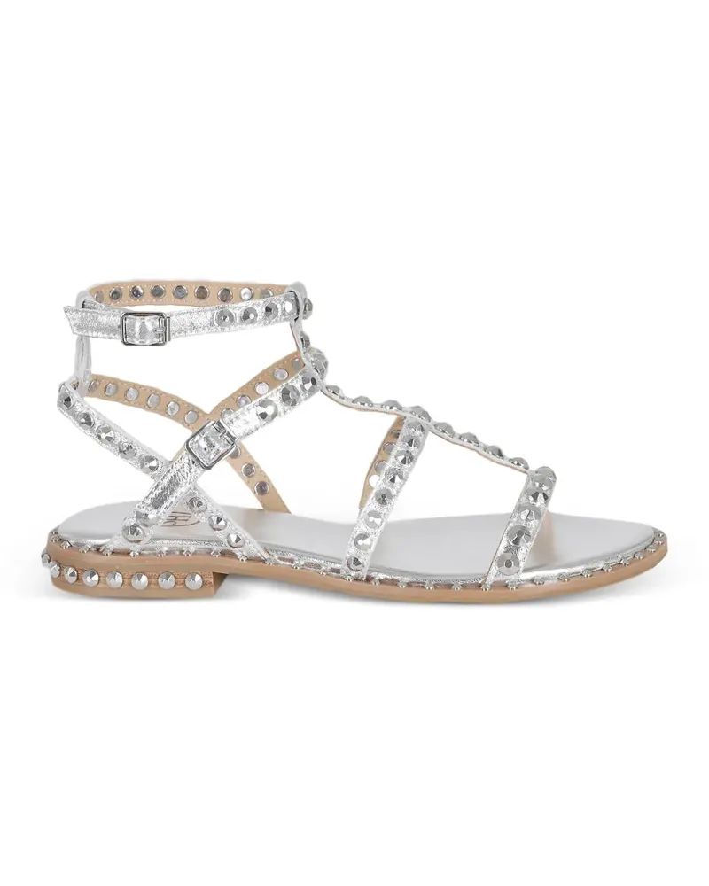 ash Precious stud-embellished cage sandals - Silber Silber