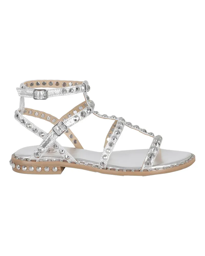 ash Precious stud-embellished cage sandals - Silber Silber