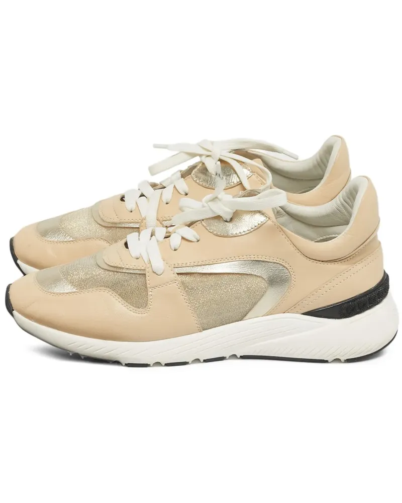 Casadei Sneakers mit Schnürung - Nude Nude