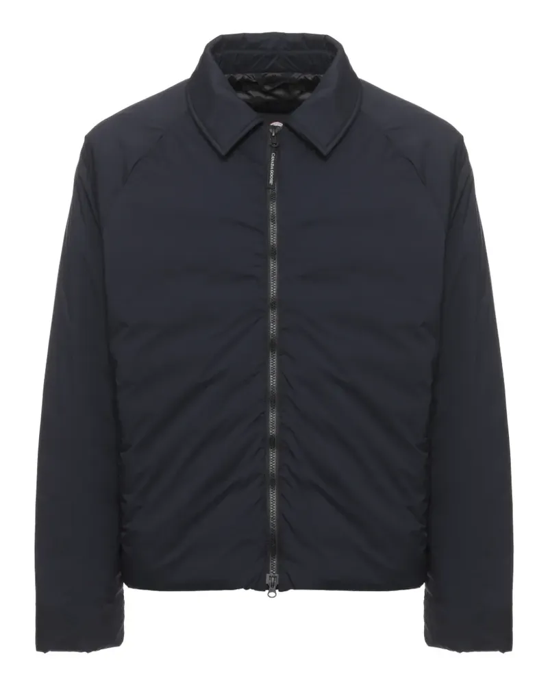 Canada Goose Lodge logo-patch jacket - Blau Blau