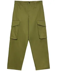 MSGM Cargohose mit geradem Bein Grün