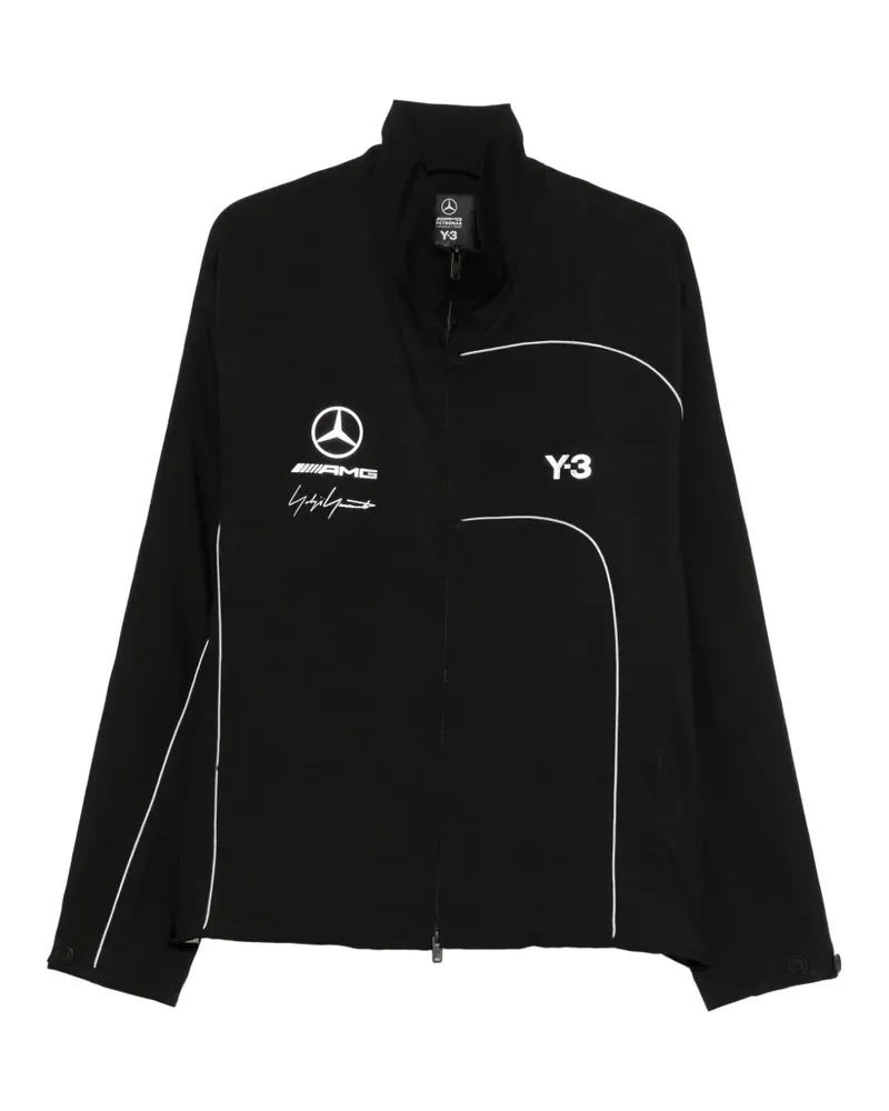 Y-3 x Mercedes-AMG Petronas F1 logo-detail jacket - Schwarz Schwarz
