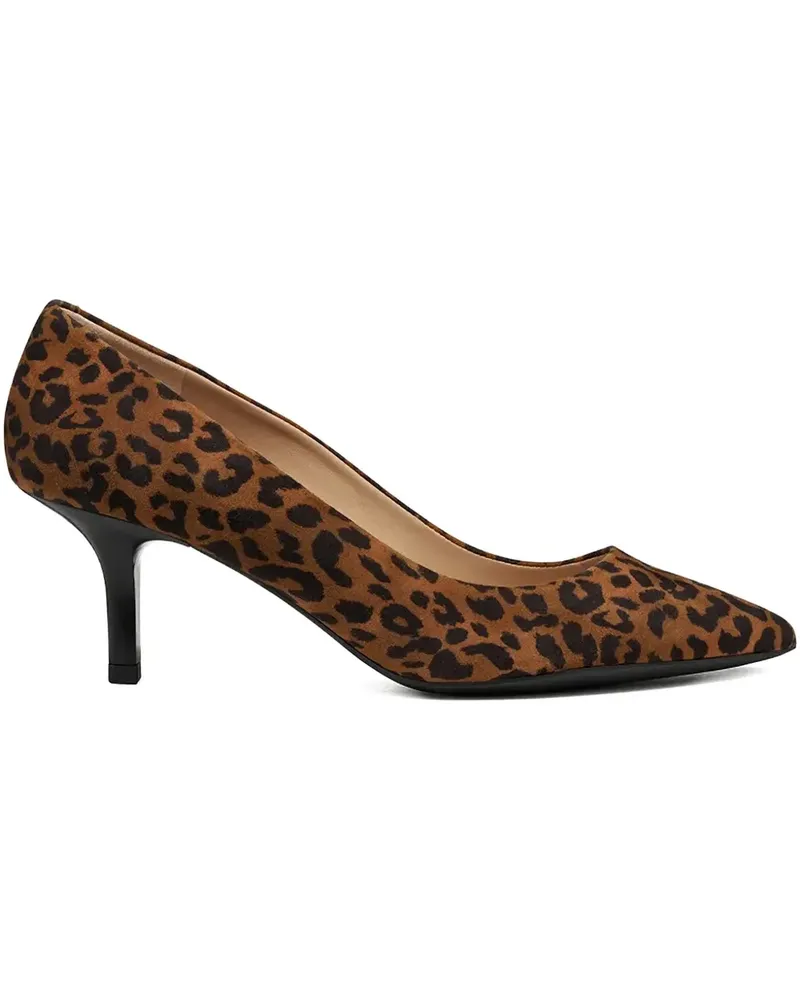 Geox 60mm Kleopy leopard print heeled pumps - Braun Braun