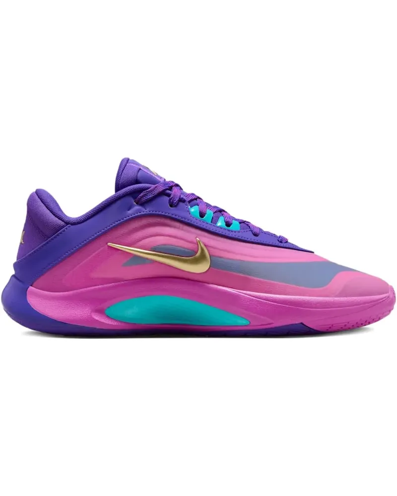 Nike Sneakers mit goldfarbenem Detail - Rosa Rosa