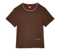 T-Shirt mit Kontrastdetails
