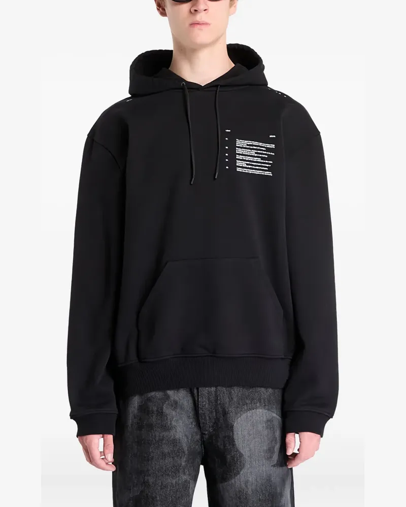 Heliot Emil Photon hoodie - Schwarz Schwarz