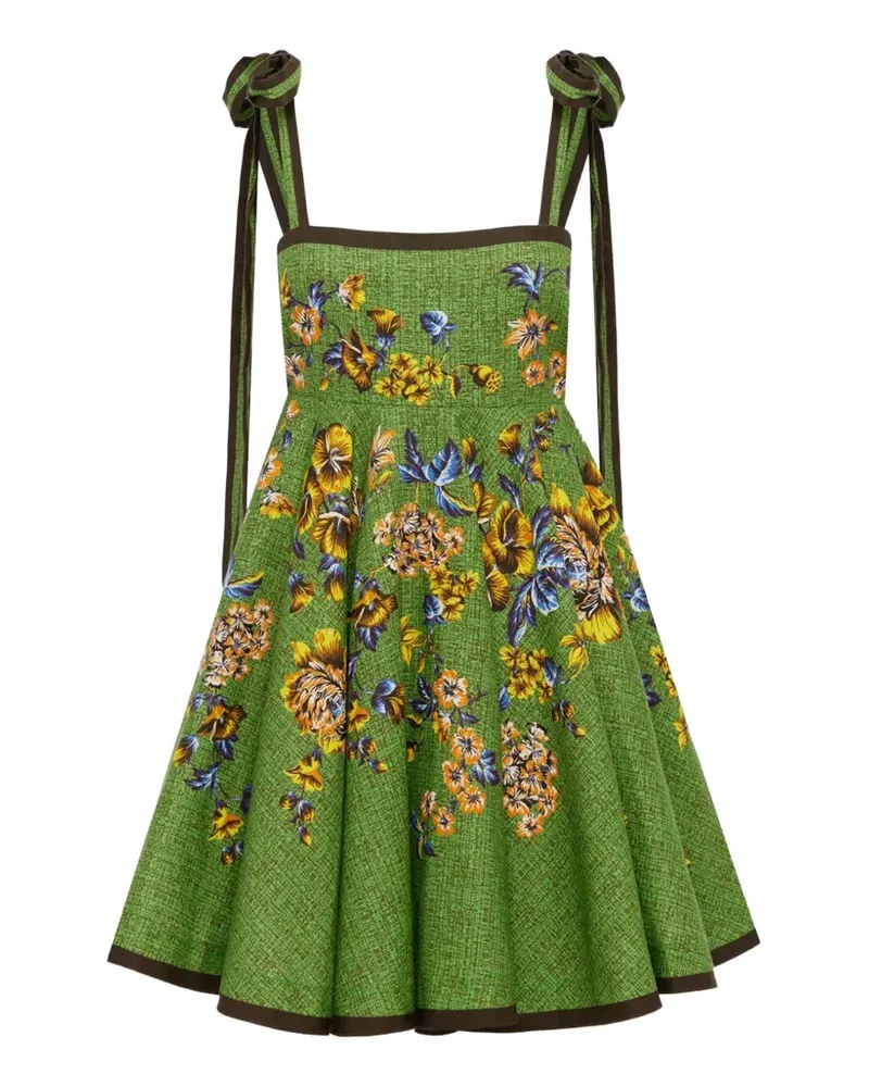 ALEMAIS Phyllis Minikleid aus Leinen - Grün Grün