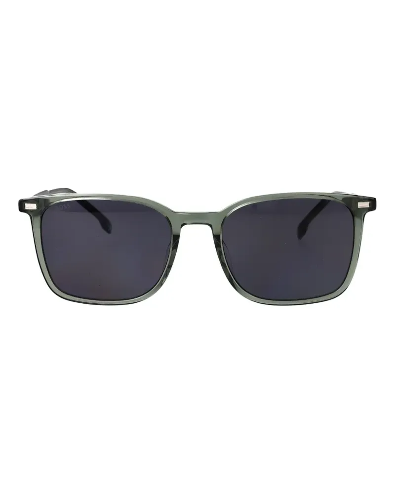 HUGO BOSS Sonnenbrille mit eckigem Gestell - Grün Grün