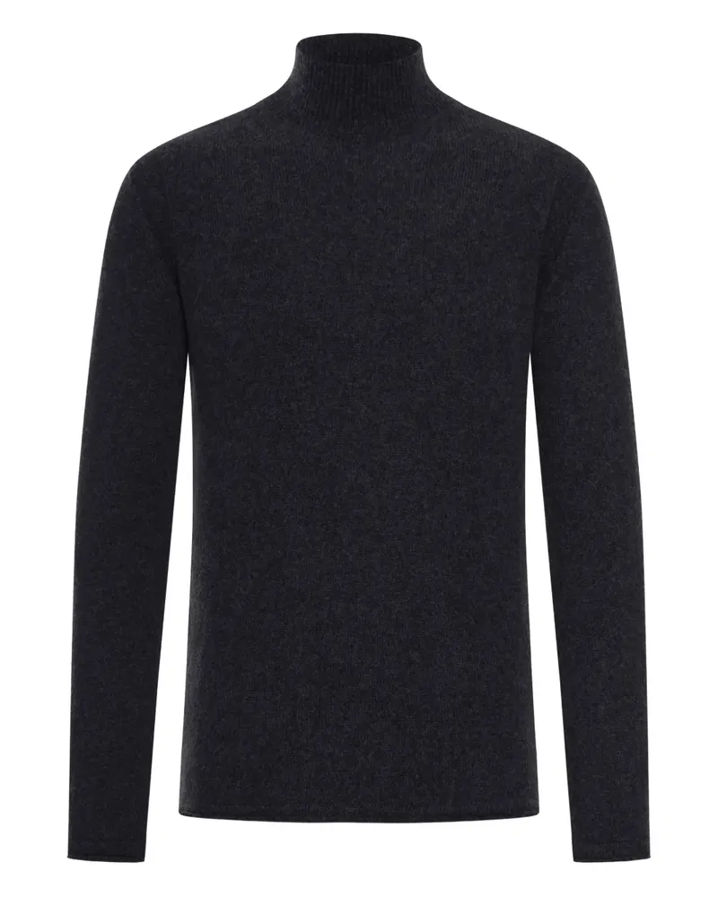 Roberto Collina Pullover mit Stehkragen - Schwarz Schwarz