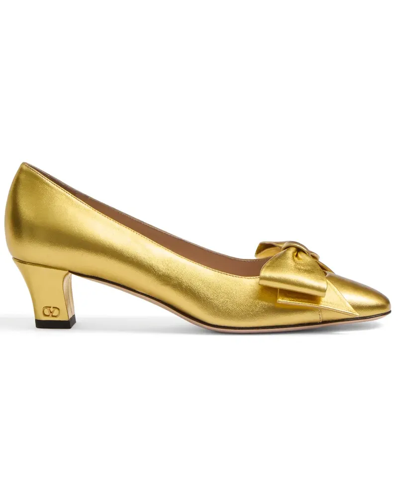 Valentino Garavani Bowow Pumps 45mm - Gold Gold